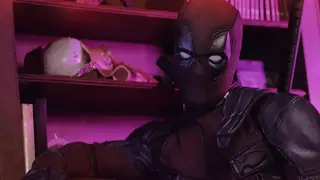 Blonde Cosplay Heroine Rides a Doctor's Cock