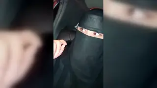 Arab Couple Shares Intimate Moment Outdoors