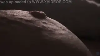 Curvy BBW Pinches Her Sensitive Nipple in Close-Up