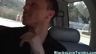 Muscular Black Stud Pounds Twink Doggystyle Then Facials
