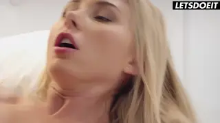 European Teen Rides Boyfriend Into Her Tight Ass