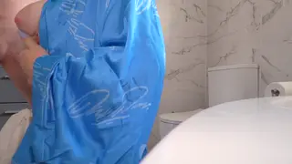 Redhead Takes a Thick Uncut Cock Doggystyle in a Bathroom