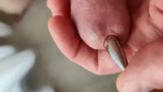 Dominant Woman Stretches His Urethra Slowly