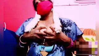 Curvy Indian Housewife Video-Calls Boyfriend for Mutual Masturbation