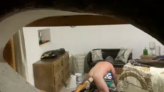 Dominant Femboy Takes Control in a Voyeur Anal Session