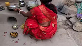 Asian Indian Woman Endures First Anal Outdoors
