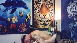 European MILF Takes Toy Pounding From Italian Stud