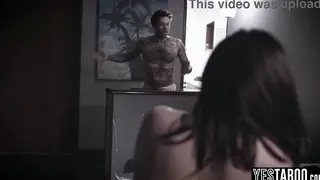 Petite Asian Stepsister Begs Stepbrother For Rough Anal