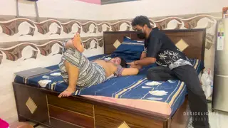 Indian Wife Urinates During Intimate Bedroom Encounter