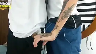 Muscular Twink Sucks and Fucks Raw Outdoors POV