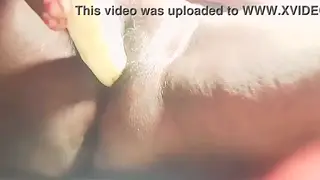 Curvy Wife Explores Pleasure With Fruit and Fingers