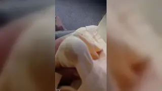 Latino Stud Jerks Off Poolside as Crowd Passes By