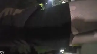 Latino Guard Wears Stockings and Skirt on Duty
