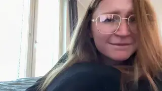 Redhead Student Gives Sloppy POV Blowjob Before Facial Finish