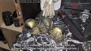 Cosplay Wife Deepthroats Bareback While Her Cuckold Husband Watches
