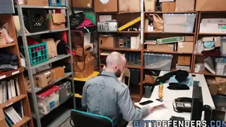 Young Thief Takes a Messy Facial After Handjob