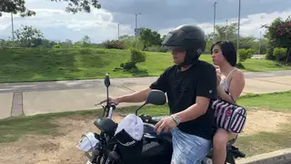 Busty Teen Takes a Stranger Home for Standing Anal Revenge