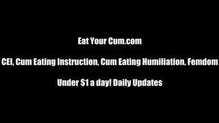POV Blowjob Ends With a Swallowed Load for the First Time