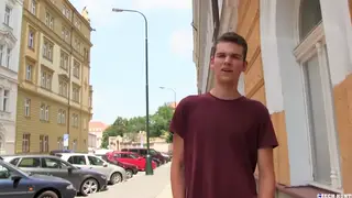 Czech Hunter Spanks and Rims a Muscular Jock Outdoors