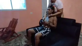Curvy Latina Seduces Her Stepsister's Husband in Homemade Clip