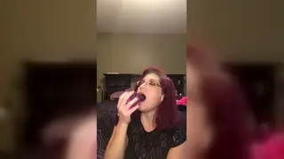 Redhead Latina MILF Deepthroats While Husband Watches