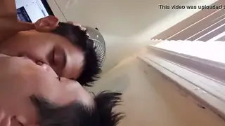 Asian Man Makes Love with Older Stepdad