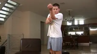 Solo Stud Jerks His Big Cock to a Thick Cumshot