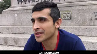 Straight Latino Teen Takes Bareback POV Casting