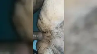 Hairy Latino Stud Takes a Thick Cock Deep