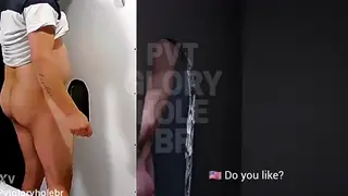 Married Stranger Drains His Uncut Cock at a Gloryhole