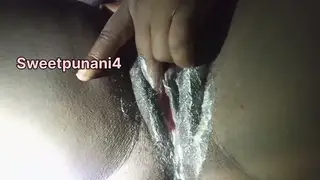 Blonde Ebony BBW Masturbates To Cumshot On Webcam
