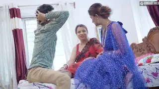 Indian Couple Shares a Pregnant Wife in a Threesome