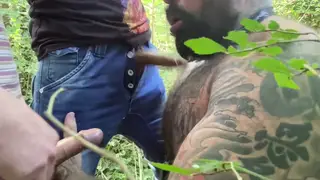 Muscular Bears and Daddies Swap Loads in Forest Cruising Compilation
