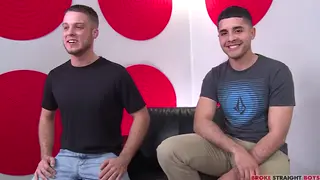 Muscular Jocks Share Bareback Passion in Amateur Clip