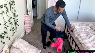 Busty MILF Catches Husband with Stepdaughter's Panties