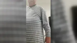 Mature European Bear Performs Slow Solo Striptease