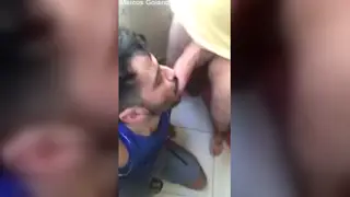 Amateur Guy Strokes Thick Shaft in Handjob Tease
