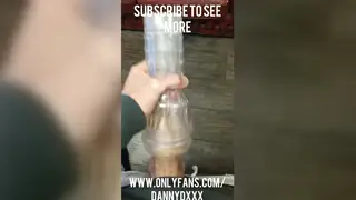 Big Cock Strokes Fleshlight to Explosive Finish