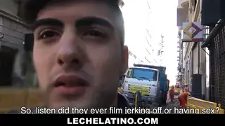 Latino Twink Takes First Bareback Ride for Cash