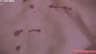 Latino Stud Services an Uncut Cock in Close Quarters