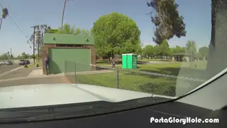 Woman Services Multiple Strangers at a Gloryhole