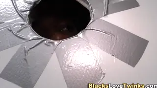 Ebony Stranger Drains BBC at Gloryhole