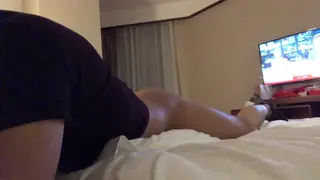 Solo Amateur Reaches Climax While Grinding Against Soft Pillow