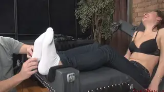 Teen Lesbians Explore Feet and Toys in a Creamy Session