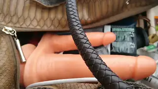 Busty Latina MILF Services a Hard Cock on a Sunny Beach