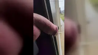 POV Outdoor Piss and Toy Play Ends in Cum