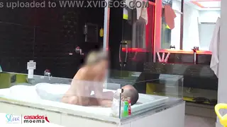 Blonde Latina MILF Fucks a Black Stud While Her Husband Watches
