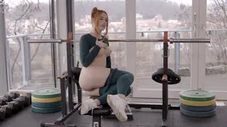 Fit Redhead Takes Dripping Creampie Finish