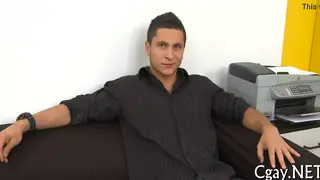 Amateur Pair Explores Gay Sex With Clumsy Passion on Camera