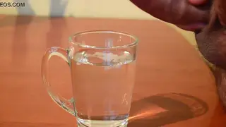 Solo Guy Strokes and Swallows His Own Load